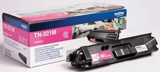Brother TN-321M Toner Magenta Zwart, Magenta