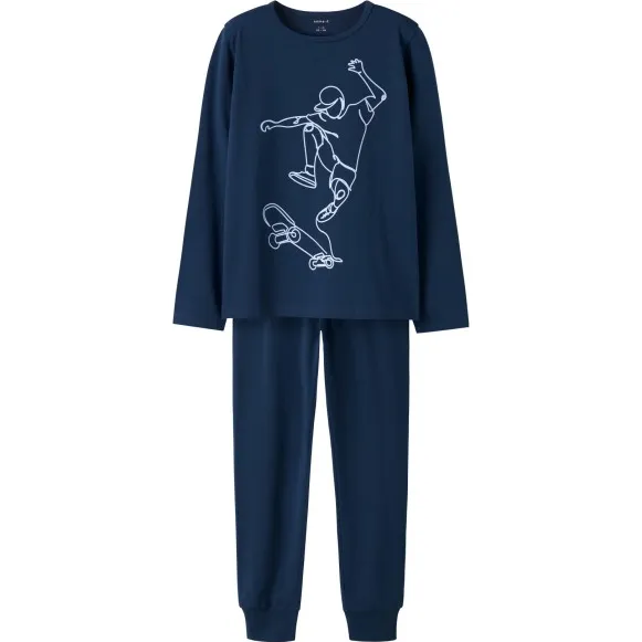 NAME IT Kids Titan Skater pyjama donkerblauw, foto 2