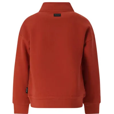 Retour Jeans rechtvallende sweater met print - steenrood Printopdruk, foto 2