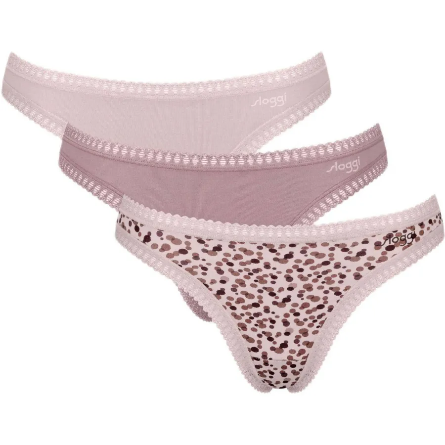 Sloggi GO string roze oudroze 3-pack, foto 4