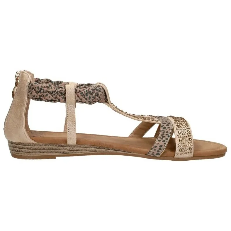 Sub55 sandalen beige