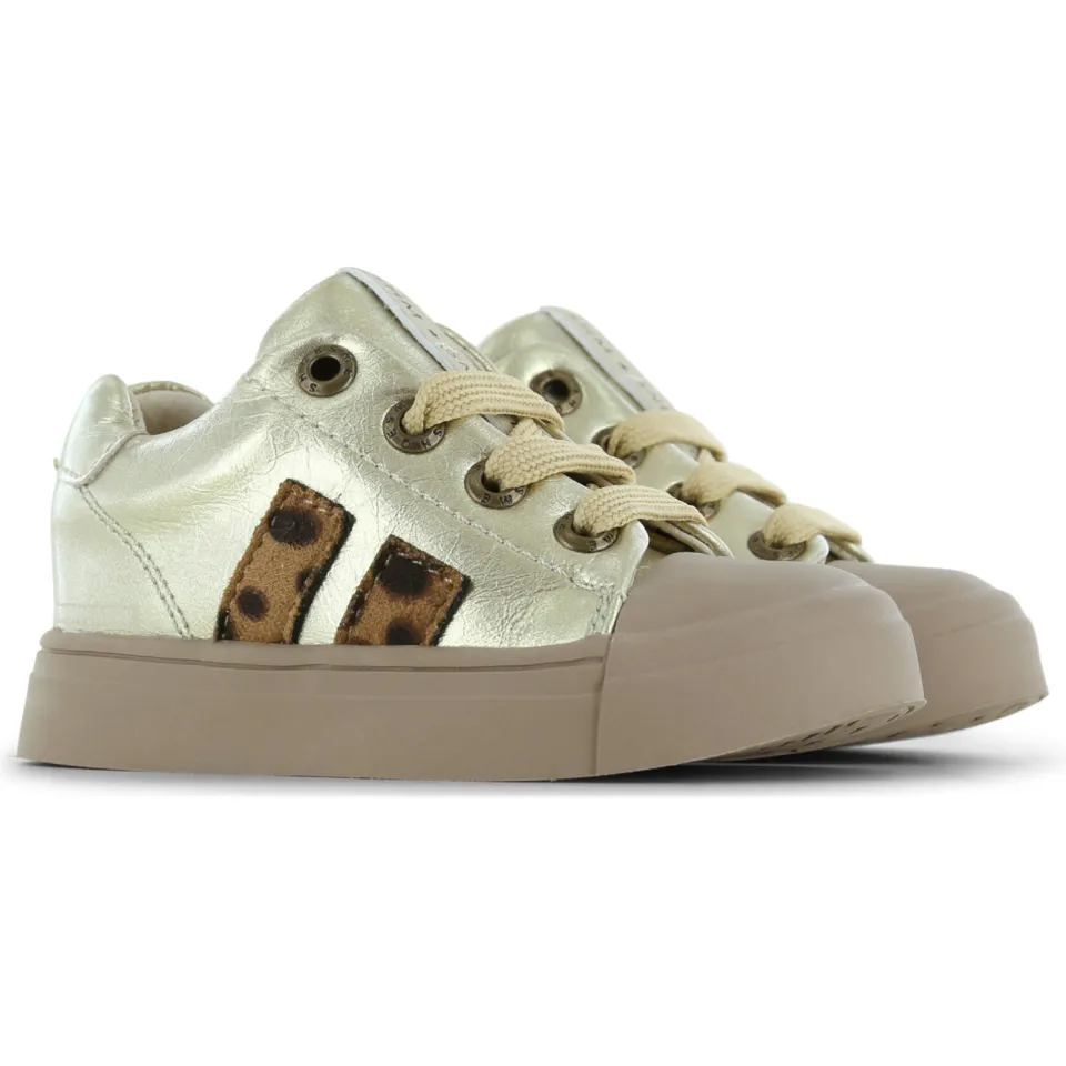 Shoesme suède sneakers - goud