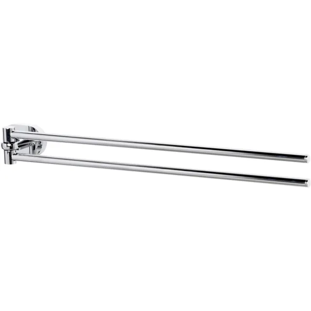 Haceka Handdoekhouder Haceka Gio Dubbel Draaibaar 38 cm Chroom