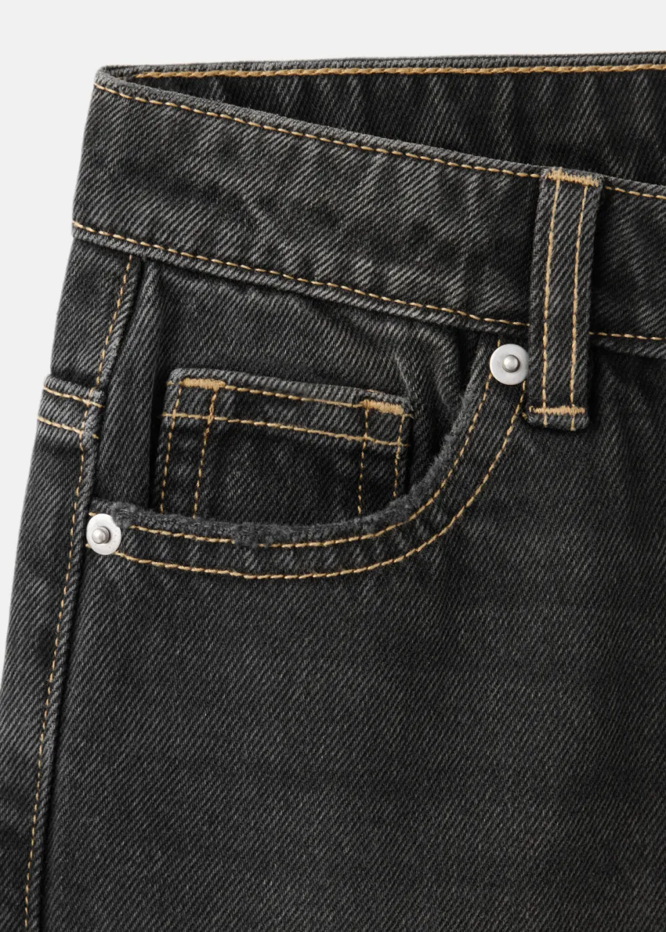 Mango Kids ballon barrel jeans - zwart, foto 6