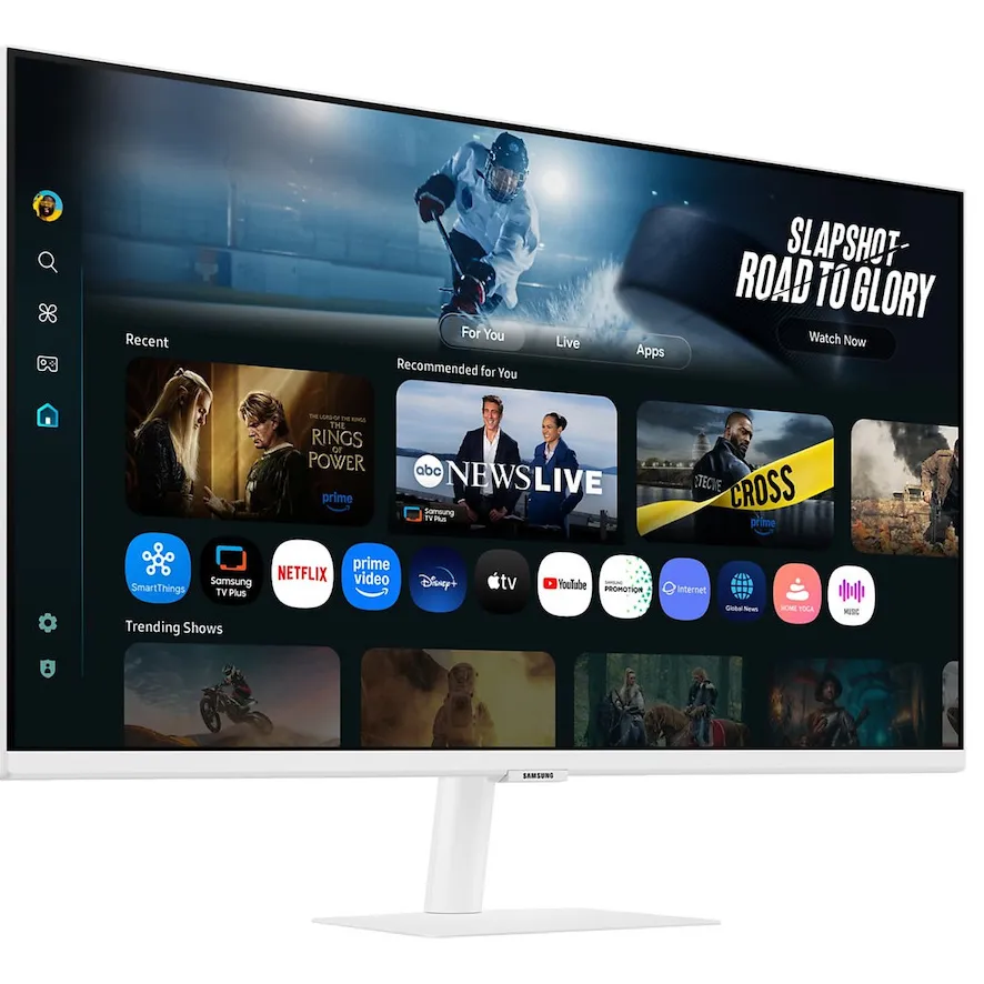 Samsung Smart Monitor M7 M70F 4K monitor wit, foto 3