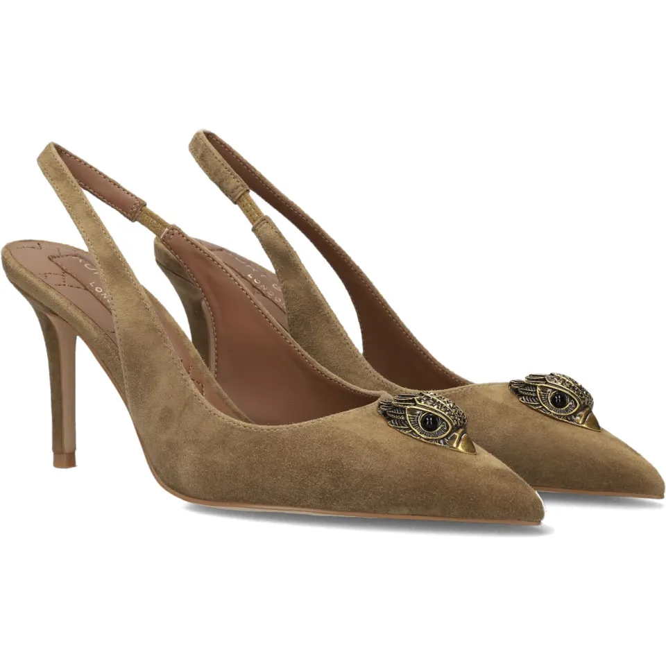 Kurt Geiger Hakken Belgravia Sling Taupe, foto 3