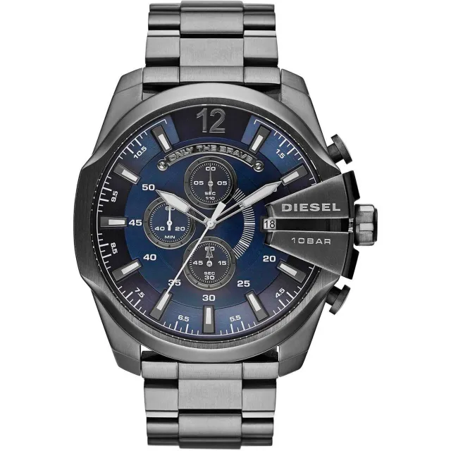 Diesel Mega Chief DZ4329 horloge grijs