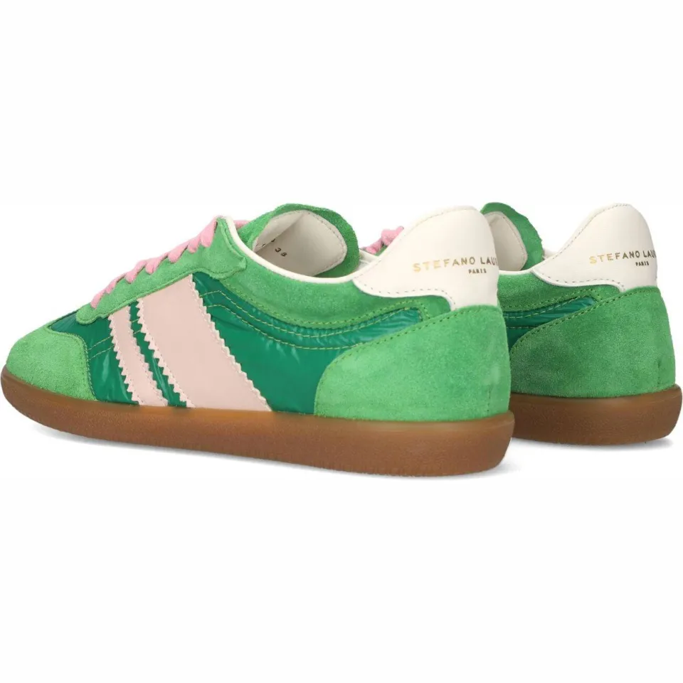 Stefano Lauran Sneakers 1white119 Groen, foto 2