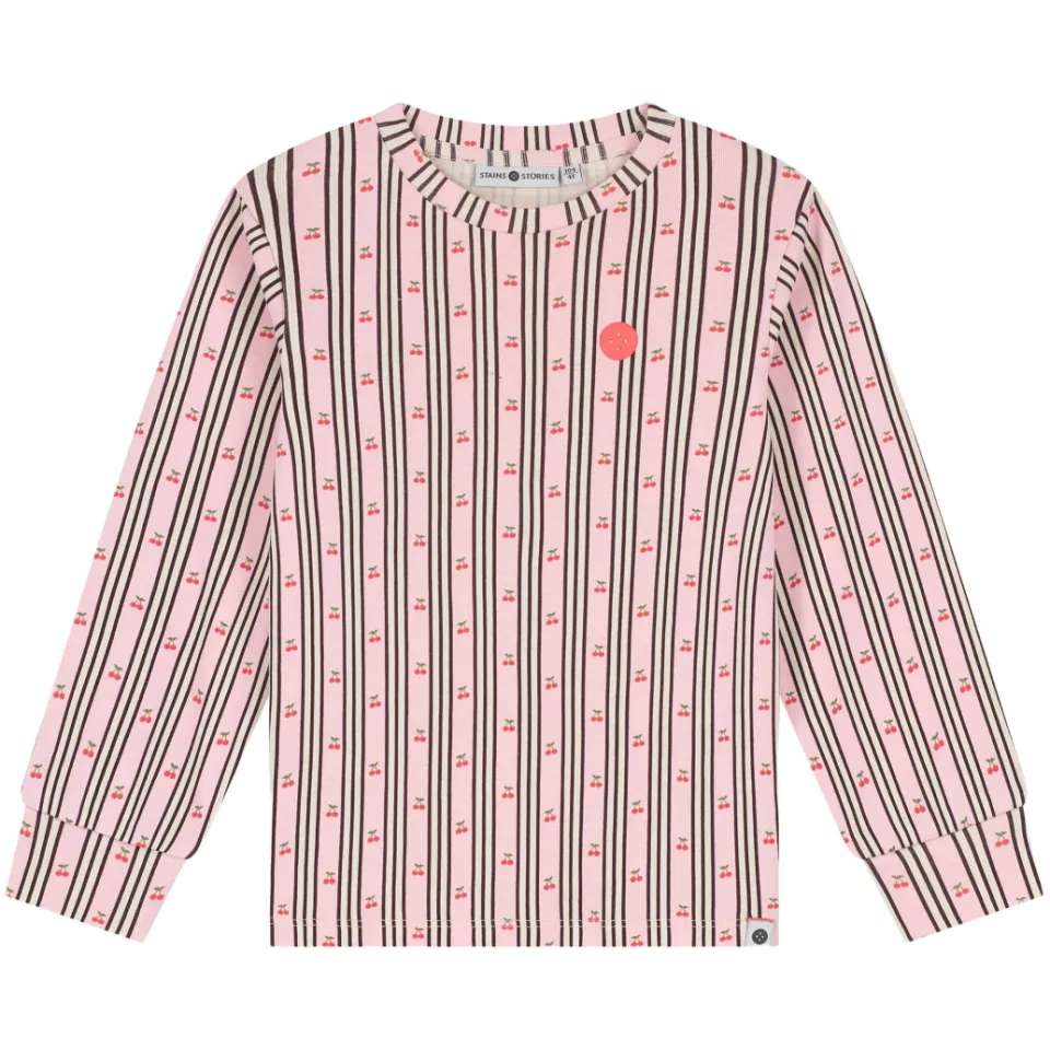 Stains&Stories pyjama met print lichtroze, foto 5