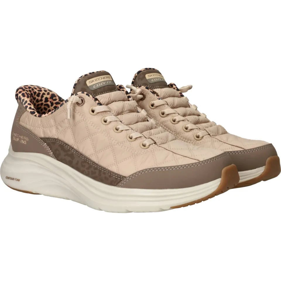 Skechers Slip-Ins Contour Foam Sneakers Jongens Beige, foto 3