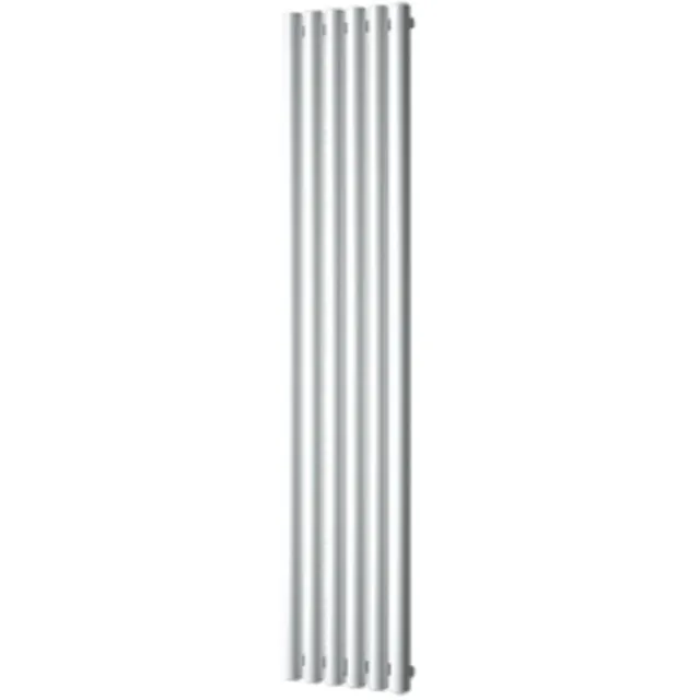 Designradiator Plieger Trento 814 Watt Middenaansluiting 180x35 cm Wit Structuur