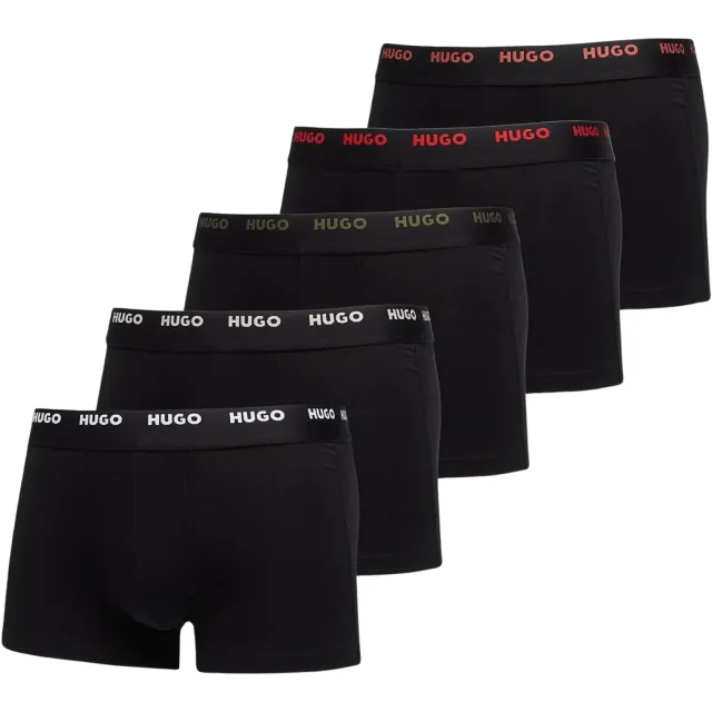 Hugo Trunk boxershorts 5-pack zwart