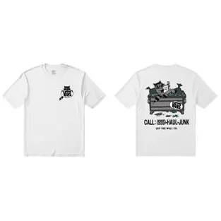 Vans rechtvallend T-shirt met backprint wit, foto 3