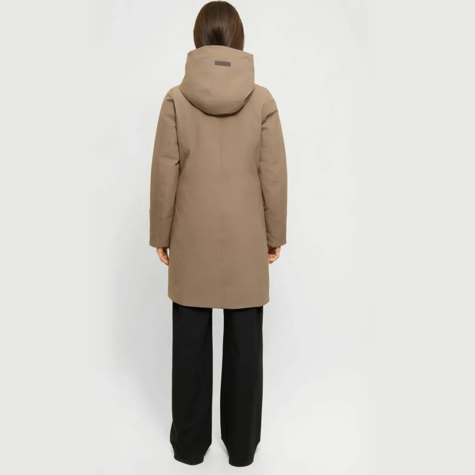 Elvine Sophie winterjas taupe, foto 3