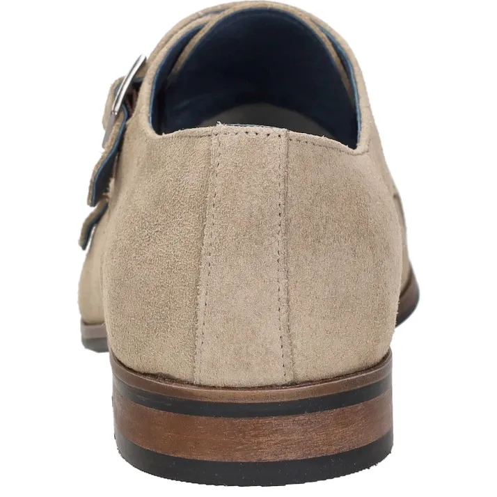 Sub55 gekleed instappers beige, foto 4