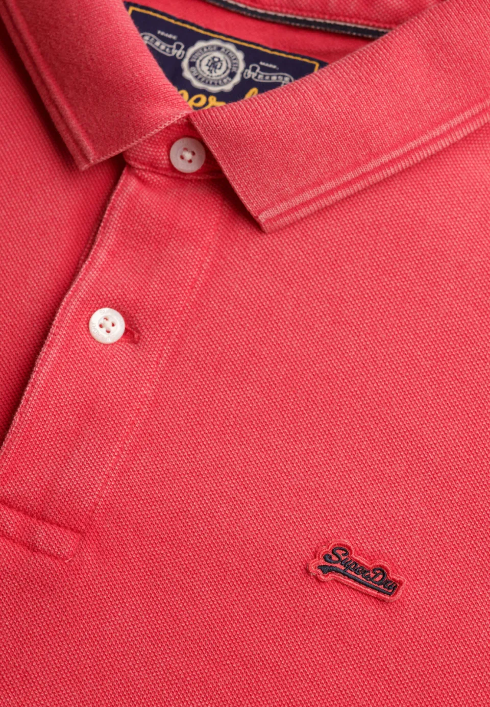 Superdry regular polo roze, foto 7