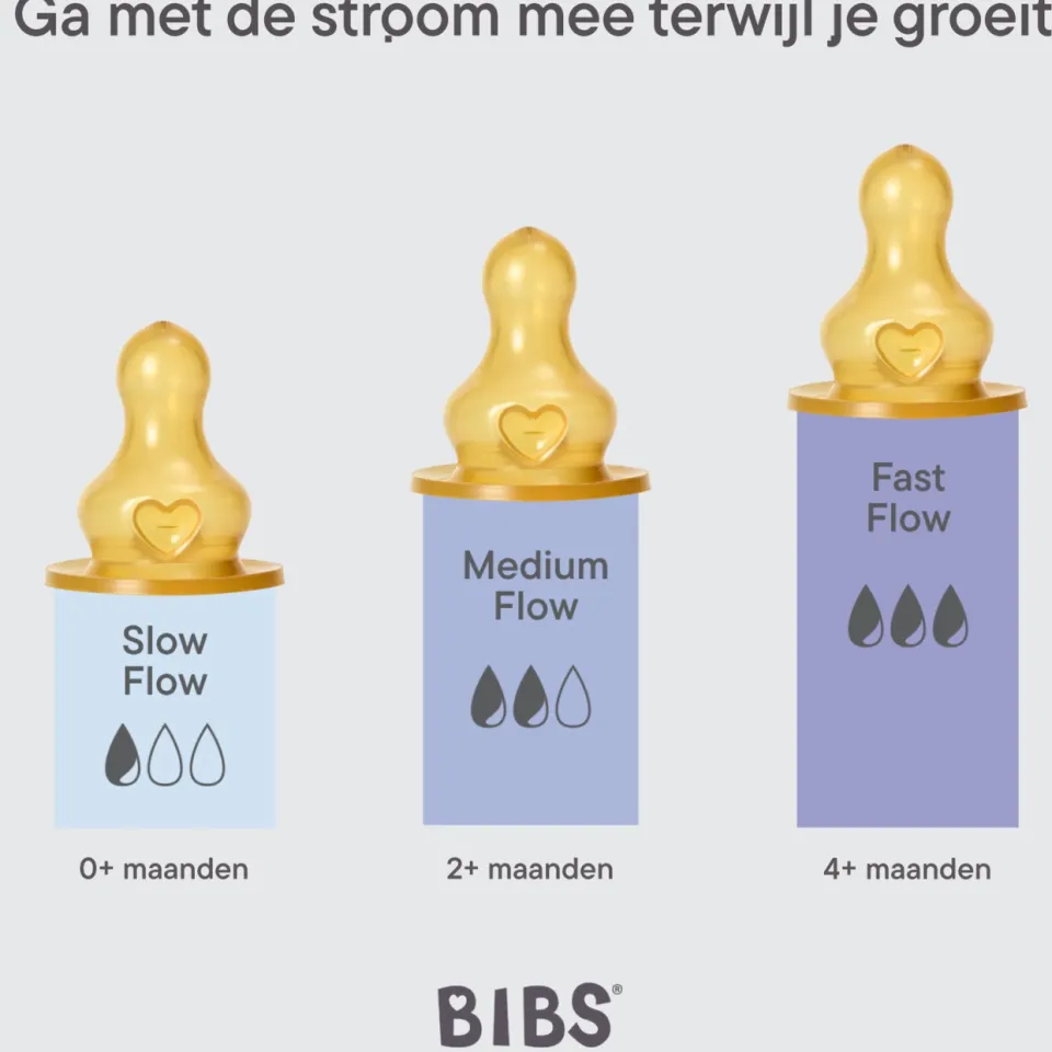 Bibs glazen babyfles 240 ml ivory, foto 5