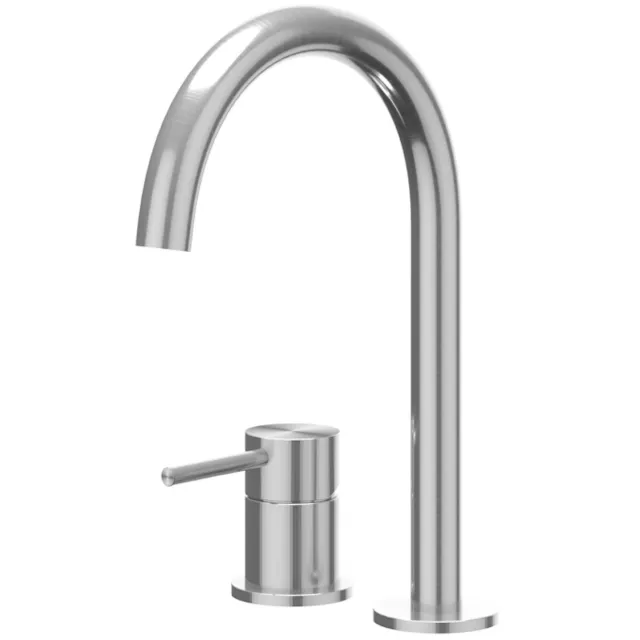 IVY Concord Coldstart wastafelkraan 2-gats geborsteld RVS316