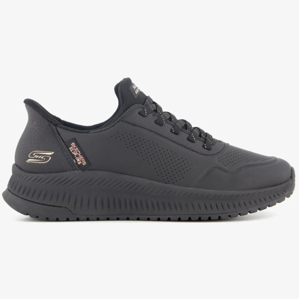 Skechers Bobs Squad 4 lage sneaker zwart