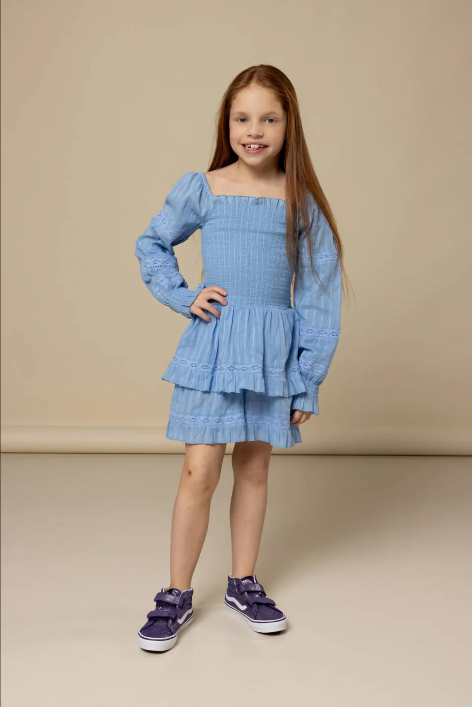 LOOXS 10sixteen playsuit lichtblauw blauw, foto 4
