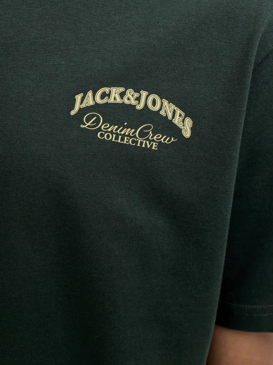 Jack & Jones rechtvallend t-shirt met backprint donkergroen, foto 7