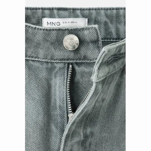 Mango Kids ballon baggy jeans - grey denim, foto 6