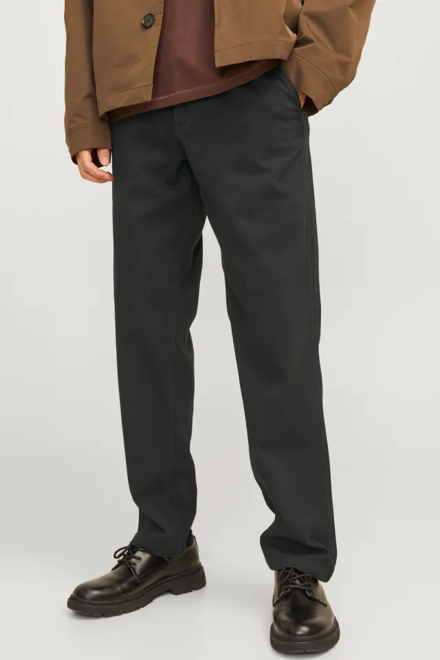 Jack & Jones relaxed fit chino zwart, foto 4
