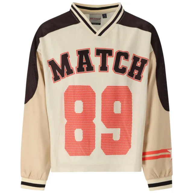 Retour Jeans Cassablanca longsleeve beige/bruin/oranje