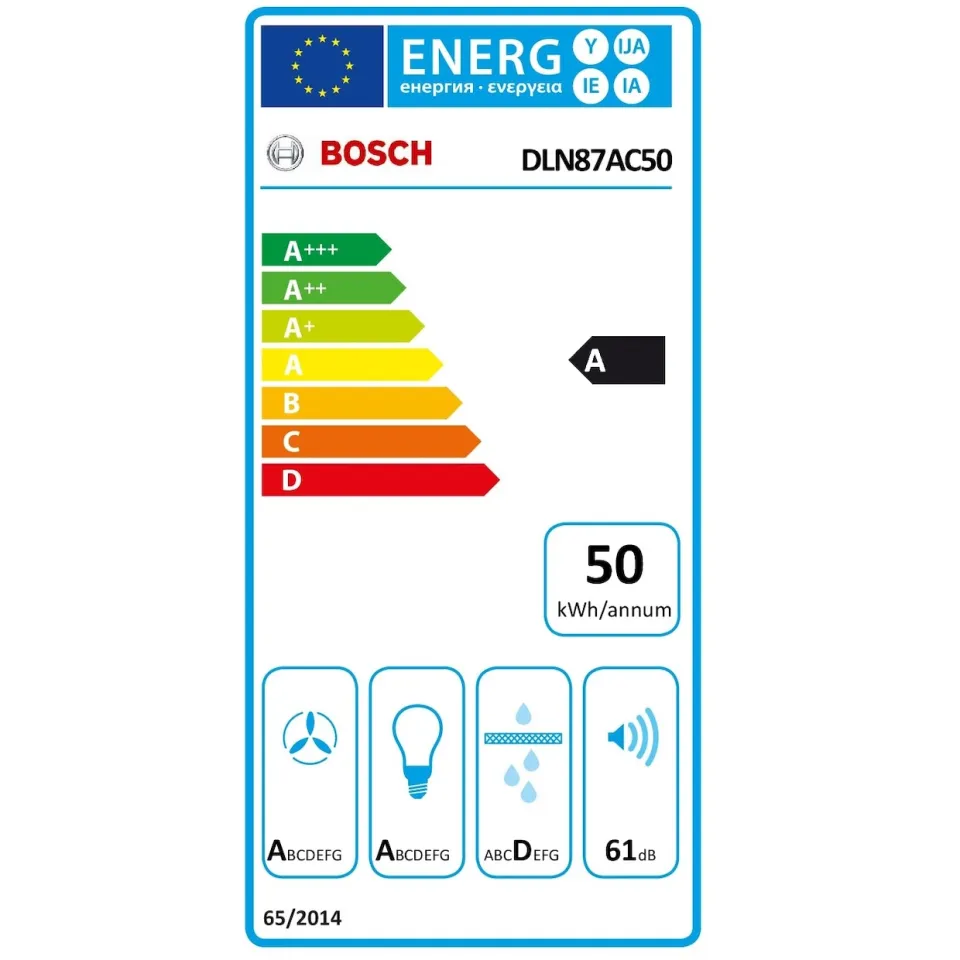 Bosch DLN87AC50 Afzuigkap geïntegreerd Grijs, foto 3