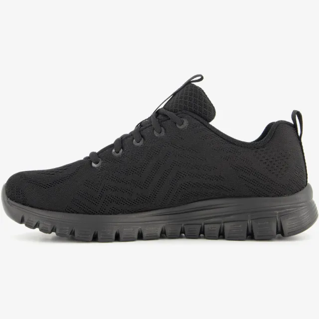 Skechers Graceful Get Connected dames sneakers zwart