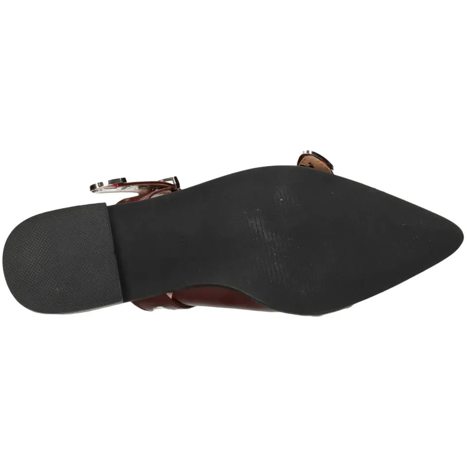 POSH by Poelman Julie lak slingback loafers bordeaux, foto 2