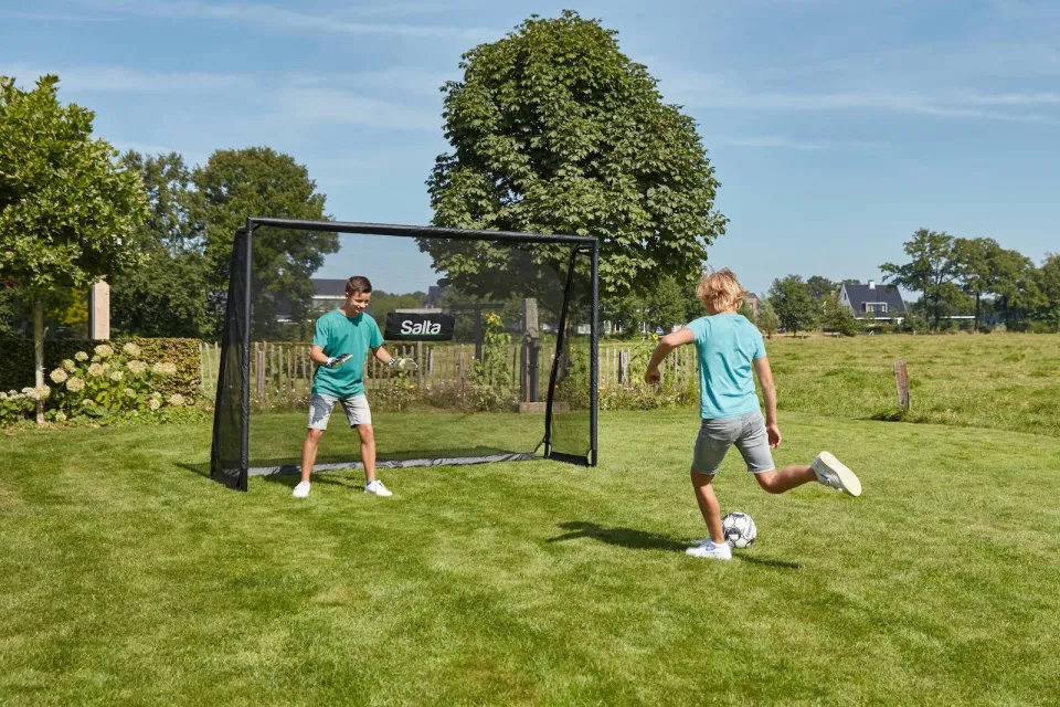 Salta Soccer Goal: 300x200x90cm zwart, foto 3