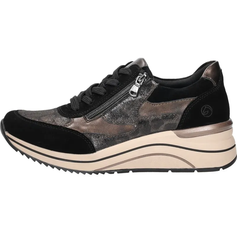 Remonte veterschoenen zwart, foto 2