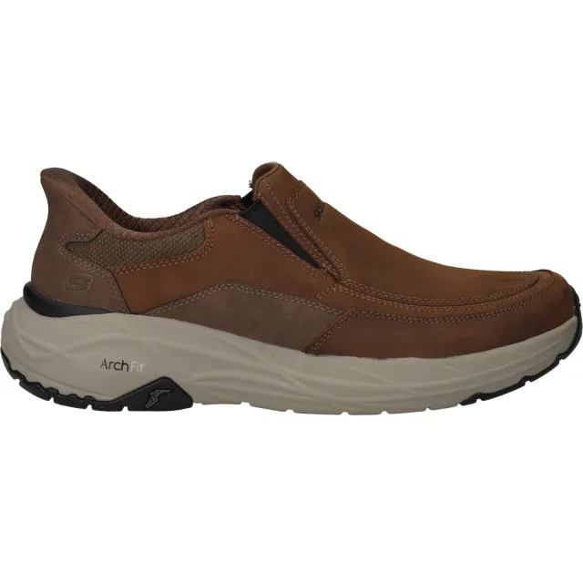 Skechers Slip-Ins Arch Fit Maverick instappers bruin