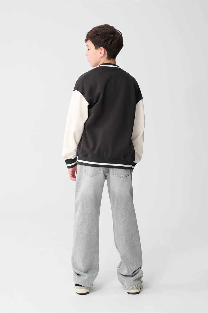 Shoeby baseball jacket antraciet, foto 4