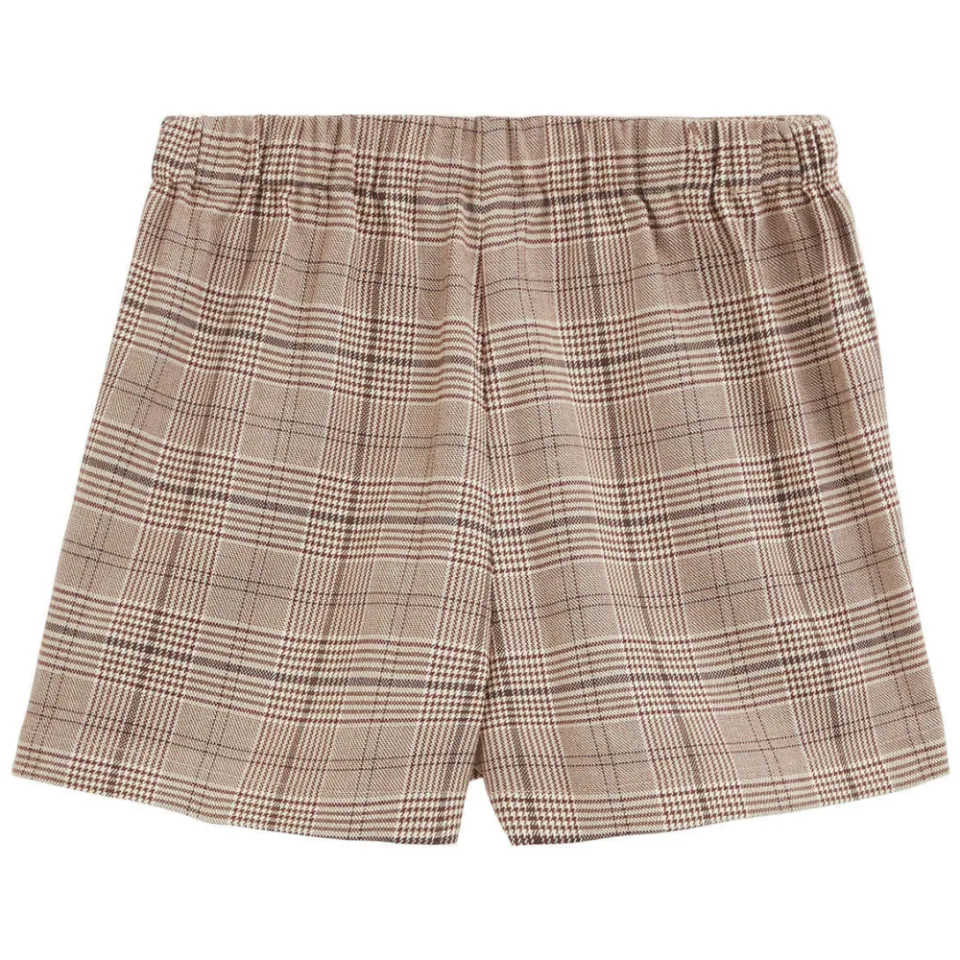 WE Fashion geruite skort beige, foto 2