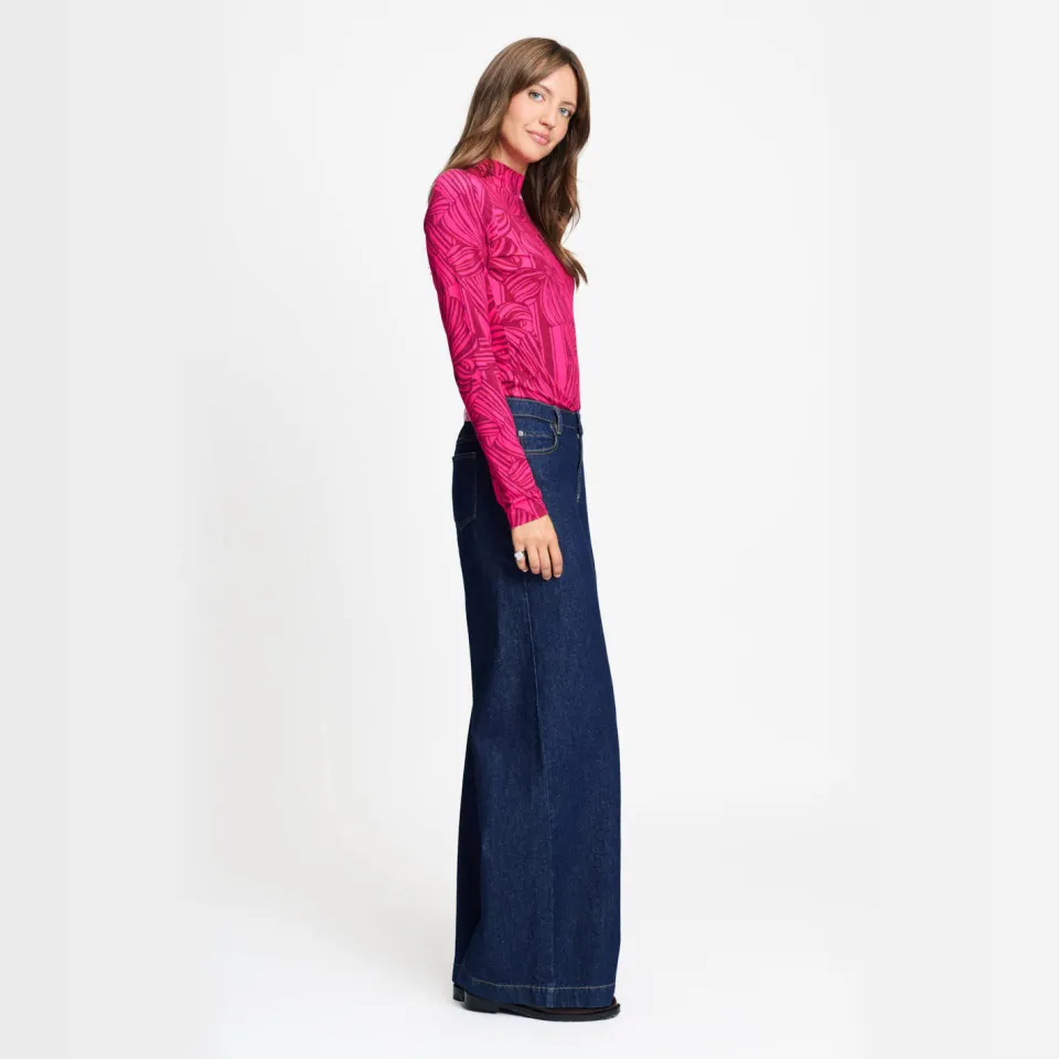 POM Amsterdam top met print roze, foto 3
