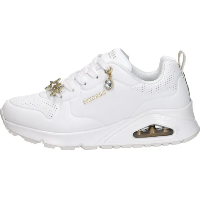 Skechers Uno Gen1 Trendy Jewels lage sneakers wit, foto 2