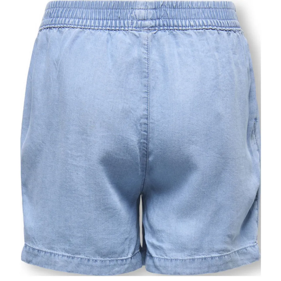 Only Girl regular casual short medium blue denim, foto 3