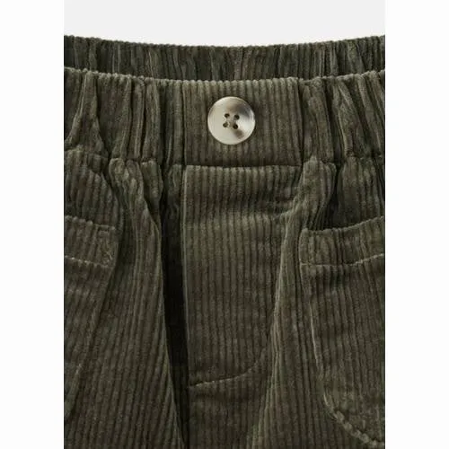 Mango Kids broek donkergroen, foto 5
