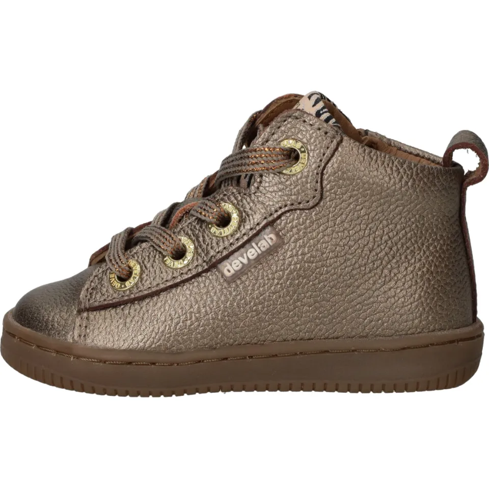 Develab 44350 hoge sneakers goud, foto 8