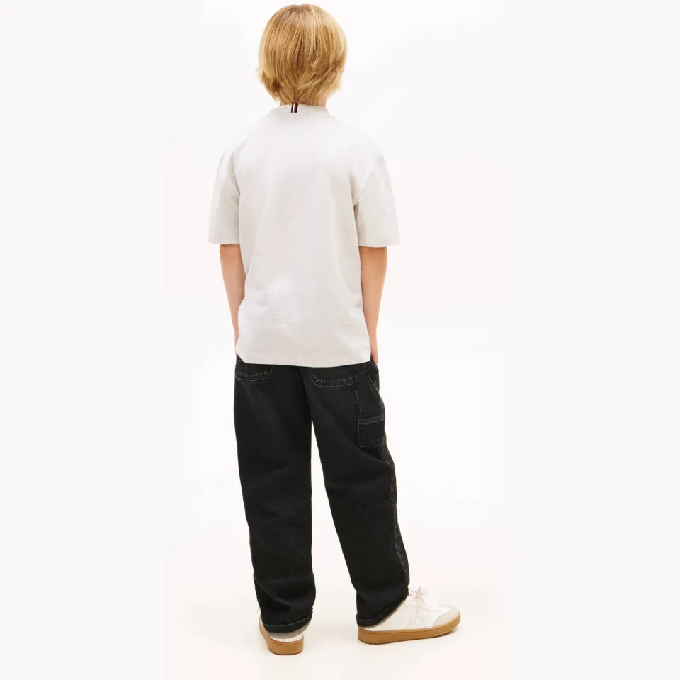 Tommy Hilfiger T-shirt lichtgrijs lichtgrijs melange, foto 3