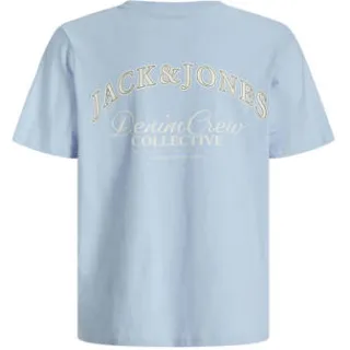 Jack & Jones Junior t-shirt met backprint lichtblauw, foto 4