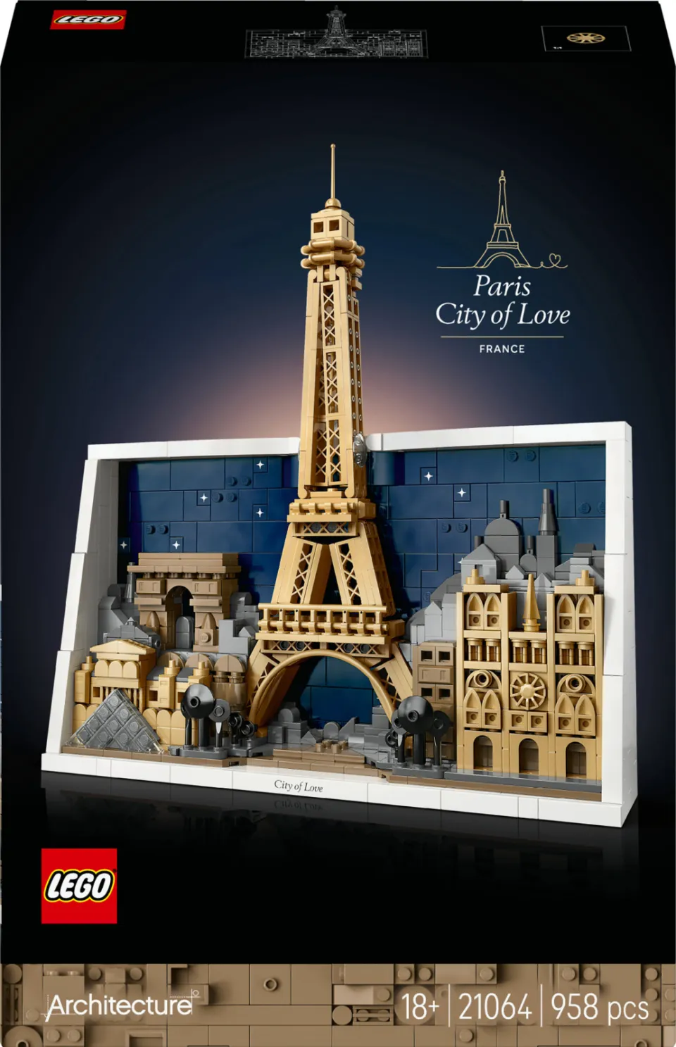 Lego Architecture Parijs – Stad van de Liefde Bouwpakket 21064, foto 5