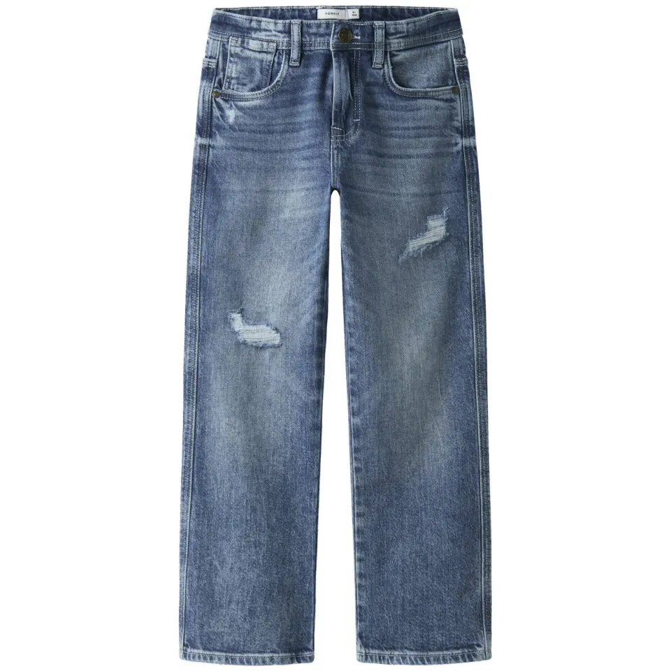 NAME IT KIDS barrel jeans medium blue denim, foto 2