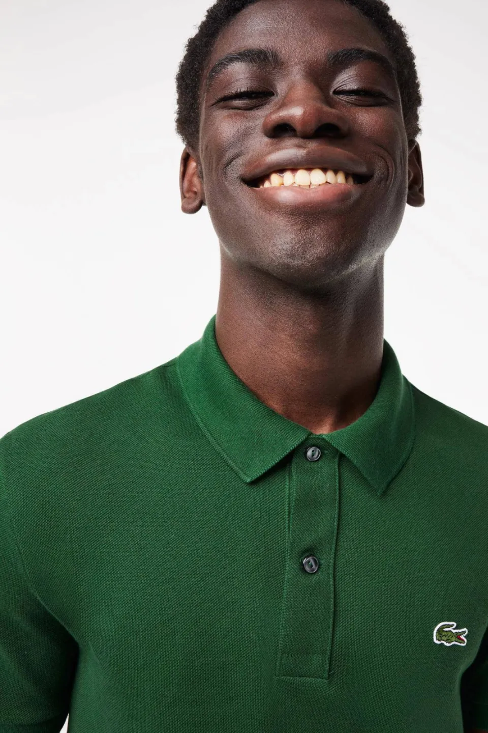 Lacoste slim polo donkergroen groen, foto 4