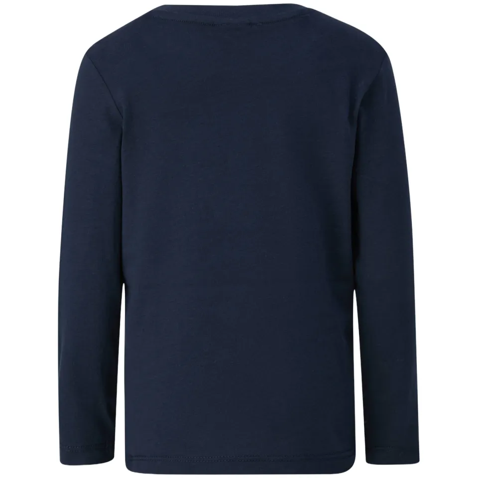s.Oliver longsleeve met print donkerblauw, foto 2