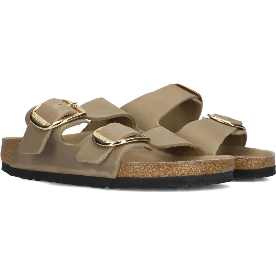 Birkenstock Arizona Big Buckle slippers beige