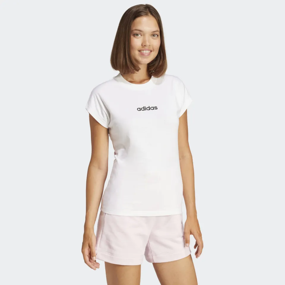 Adidas Sportswear T-shirt LIN SJ wit, foto 3
