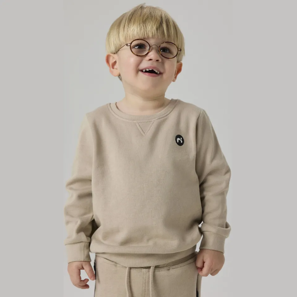 NAME IT MINI sweater NMMVIMO lichtbruin pure cashmere, foto 4